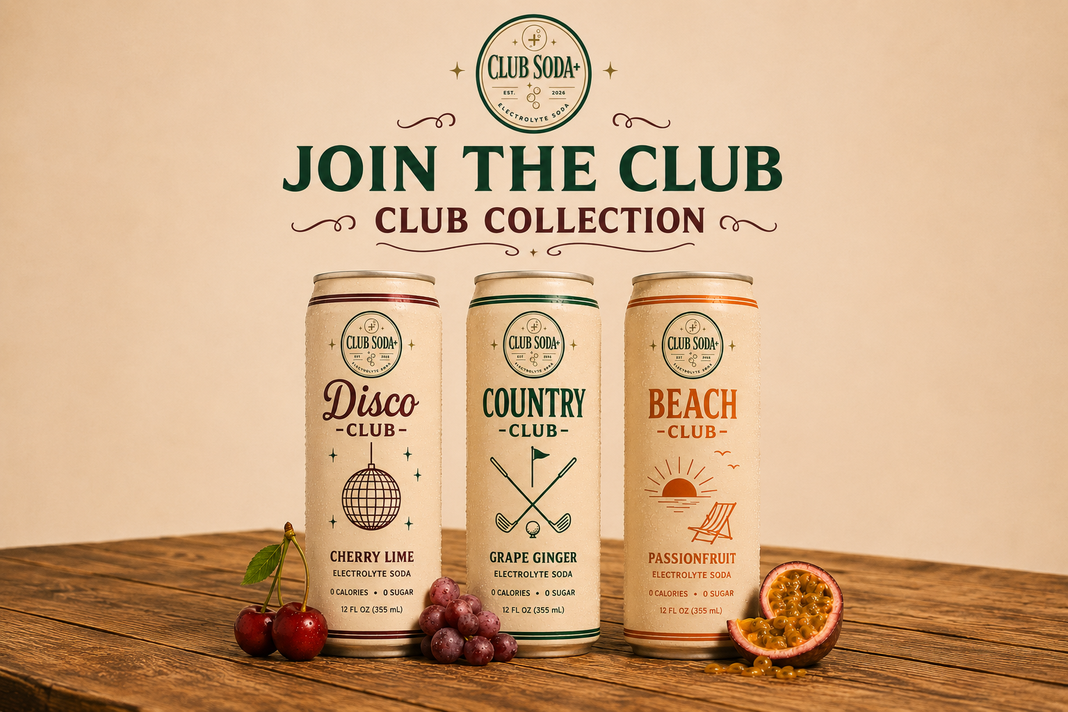 Club Soda+ flavor lineup